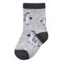 Baby's Unisex Cotton Rich Animal Socks 3 Pairs - Zebra