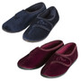 Womens Velour House Touch Luxury Slippers 2 Pack