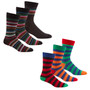 Men's Striped Socks 3 Pairs Set