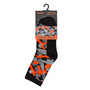 Boys Novelty Colourful Design Socks Black Camo