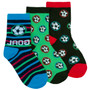 Boys Funny Novelty Socks Black Green Football