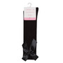 Girls Knee High Long Socks with Satin Bows 1 Pair Black