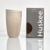 12oz Huskee Cup & Lid Natural