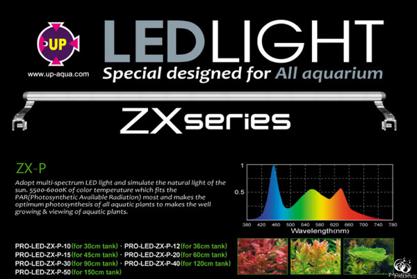 UP-Aqua New Pro LED Light ZX-P 150cm