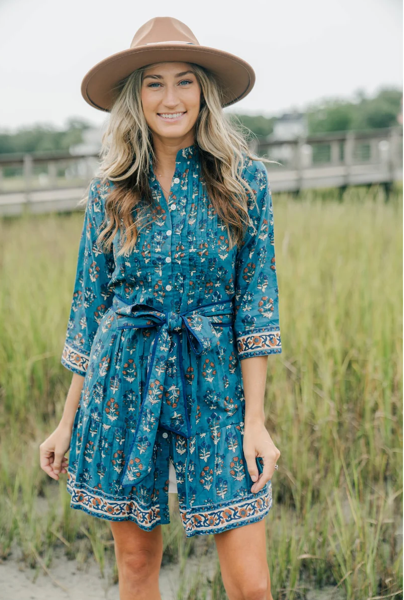 VD Naomi Dress in Wedgewood Extra Small Wedgewood Blue