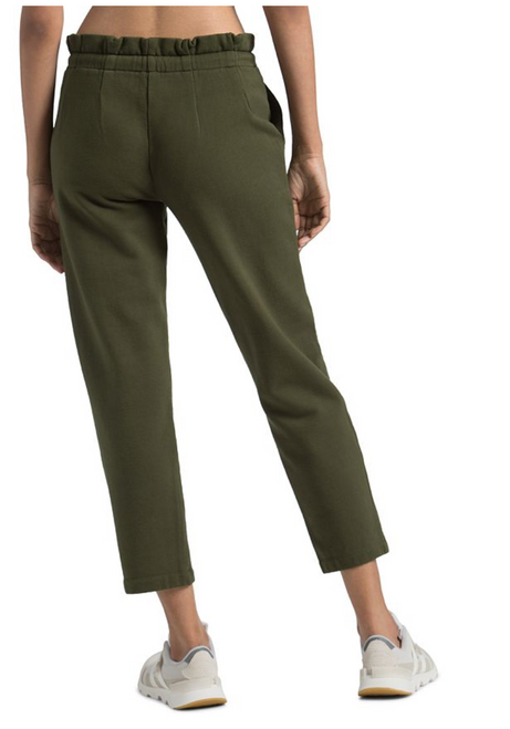 Buy KATLINE for Women Regular Fit Green -Cream Colored Cotton Lycra Blend Cigarette  Trousers Pack of 2 Combo Set at Amazon.in