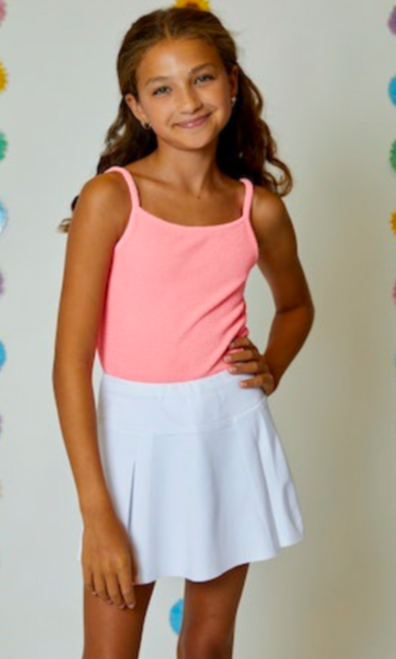 DHG White Skort With Pleat