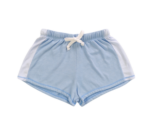 T2LT Contrasting Stripe Short Light Blue