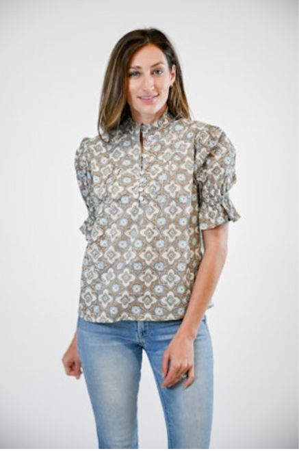 VD Ellie Blouse  / Dusk Petals 