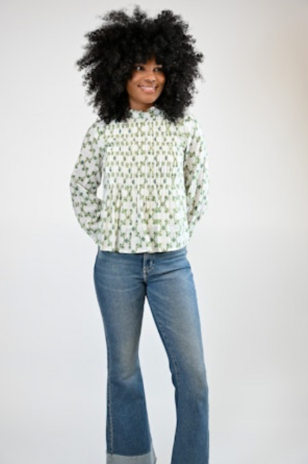 VD Kinsley Blouse / Sagebrush 