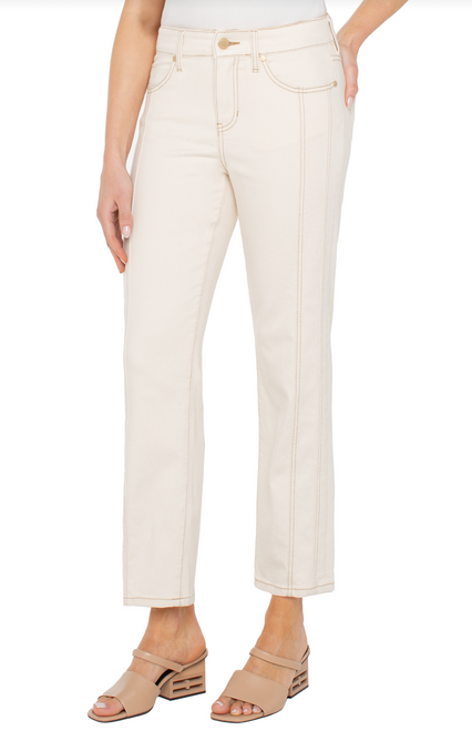 LP Kennedy Crop Straight W Seaming 27" Seaside Dun