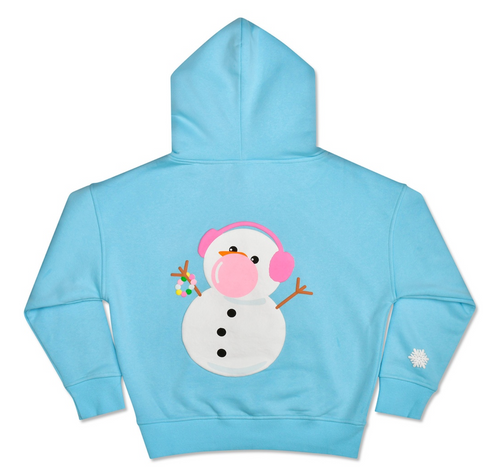 IS Snow Day Hoodie Sweatshirt in Blue 