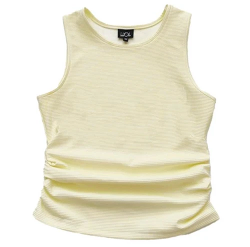 Little Olin Stripe Tank Top in Yellow, Tween Top , Tween Tank, Tween Fashion, Tween clothes,  fun, happy summer look, perfect for everyday wear