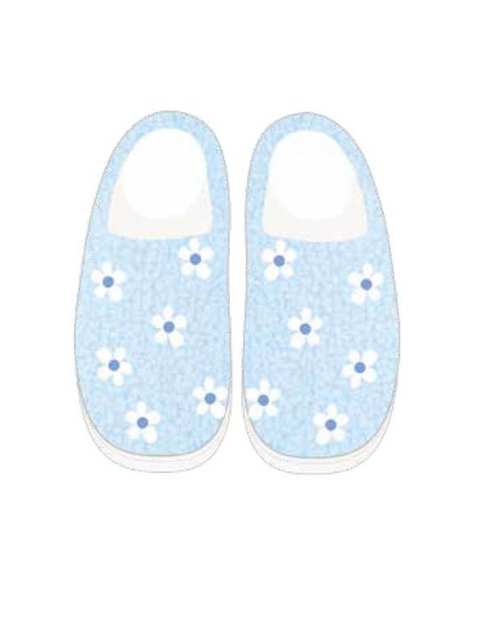 Iscream Blue Ditsy Slippers