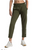 Juicy Couture Green Paperbag Waist Pant 