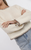 STL Reyna BrownContrast StitchDetail CreamSweater 
