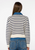Velvet Heart Francis Ivory Denim Blue & White Stripe Sweater,