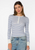 Velvet Heart Tulsi Coastal Blue And White Stripped Henley Top, casual top, comfortable top , classic top