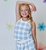 Design History Girl Vanilla & Blue Crochet Tank Top, Tween Top , Tween Tank Top, Tween Fashion, Tween Clothes , flattering, easy-fit silhouette, effortless “put-together but still comfy” vibe.fresh, fun, and super wearable, coastal vibe