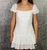 If So White Puff Sleeve Ruffle Dress, Tween Dress