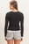 Hyfve Layered Effect Long Sleeve Top Black with White, Teen and Women Top 
soft, comfortable fit and effortless everyday style.