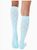 Living Royal Compression Knee High Socks-Light Blue with White Daisies , Compression Socks, Socks