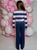Design History Girl Long Sleeve Top Night Blue Combo Sweater, Tween Sweater Design History Girl Long Sleeve Night Blue Combo Sweater, a stylish and versatile tween sweater perfect for everyday outfits, school, and layering during cooler days.
