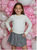 Design History Girl Long Sleeve Top Winter White Sweater ,Tween Sweater ,Design History Girl, tween sweater, girls sweater, winter white sweater, girls long sleeve top, tween clothing, tween fashion, girls boutique clothing, neutral tween outfit, cozy tween fashion, PHIA Boutique