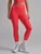 Comfrt Comfrtcore High Waist Leggings Hibiscus Red. Teen Women Leggings , COMFRT Comfrtcore Leggings, Hibiscus Red leggings, high-waisted leggings, red leggings for women, teen leggings, comfortable women's leggings, sporty casual outfits, teen fashion, women's boutique clothing, PHIA Boutique.