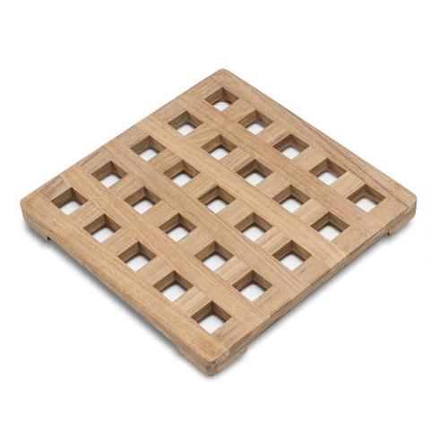 8.00 " Square Wood Trivet N270-478221