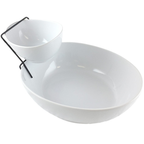Gibson Elite Gracious Dining 2 Tier Chip and Dip Server Set D970-92607.03