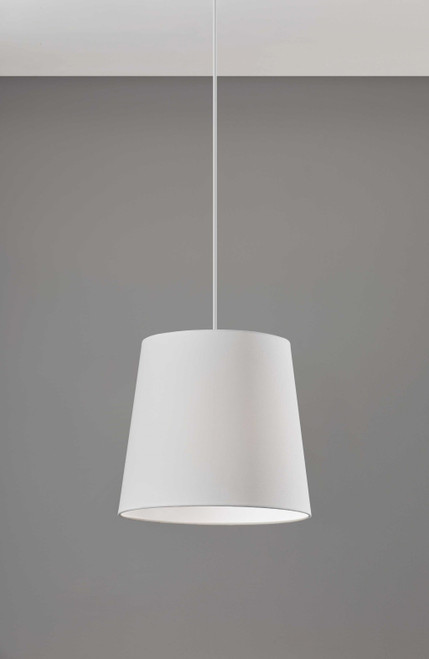 White Round Drum Portable Pendant N270-372921