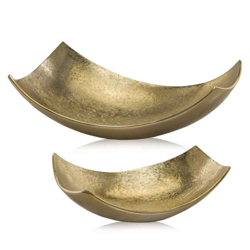 6" Gold Aluminum Decorative Bowl N270-354616