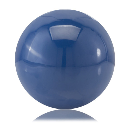 3" Blue Aluminum Decorative Orb Tabletop Sculpture N270-354715