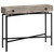43" Taupe And Black Cross Leg Console Table N270-333211