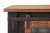 60" Black Solid Wood Cabinet Enclosed Storage Distressed TV Stand N270-528709