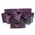 Elama Mulberry Loft 16 Piece Modern Premium Stoneware Dinnerware Set with Complete Settings for 4 D970-ELM-MULBERRY16