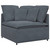  Modular Sofa with Cushions Velvet Dark Gray A949-3321250