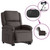 Electric Stand up Recliner Chair Dark Brown Real Leather A949-3205945