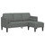 Sofa Set with Cushion 2 pcs Dark Grey Polyester A949-3329253