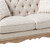 62" Beige And Brown Linen Loveseat and Toss Pillows N270-515747