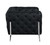 93" Black Italian Leather Chesterfield Sofa With Silver Legs N270-476526