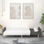  2-Seater Sofa Bed Dark Gray Fabric A949-375853
