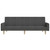  2-Seater Sofa Bed Dark Gray Fabric A949-375853