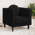  Sofa Chair with Cushion Black Velvet A949-372627
