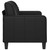  2-Seater Sofa Black 47.2" Faux Leather A949-359112