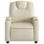  Electric Massage Recliner Chair Cream Faux Leather A949-3205986