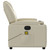  Electric Massage Recliner Chair Cream Faux Leather A949-3205986