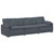  Modular Sofa with Cushions Dark Gray A949-3321100