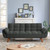 New Design Linen Sofa Furniture Adjustable Backrest Easily Assembled Recliners-DARK GRAY T575-V0671301324